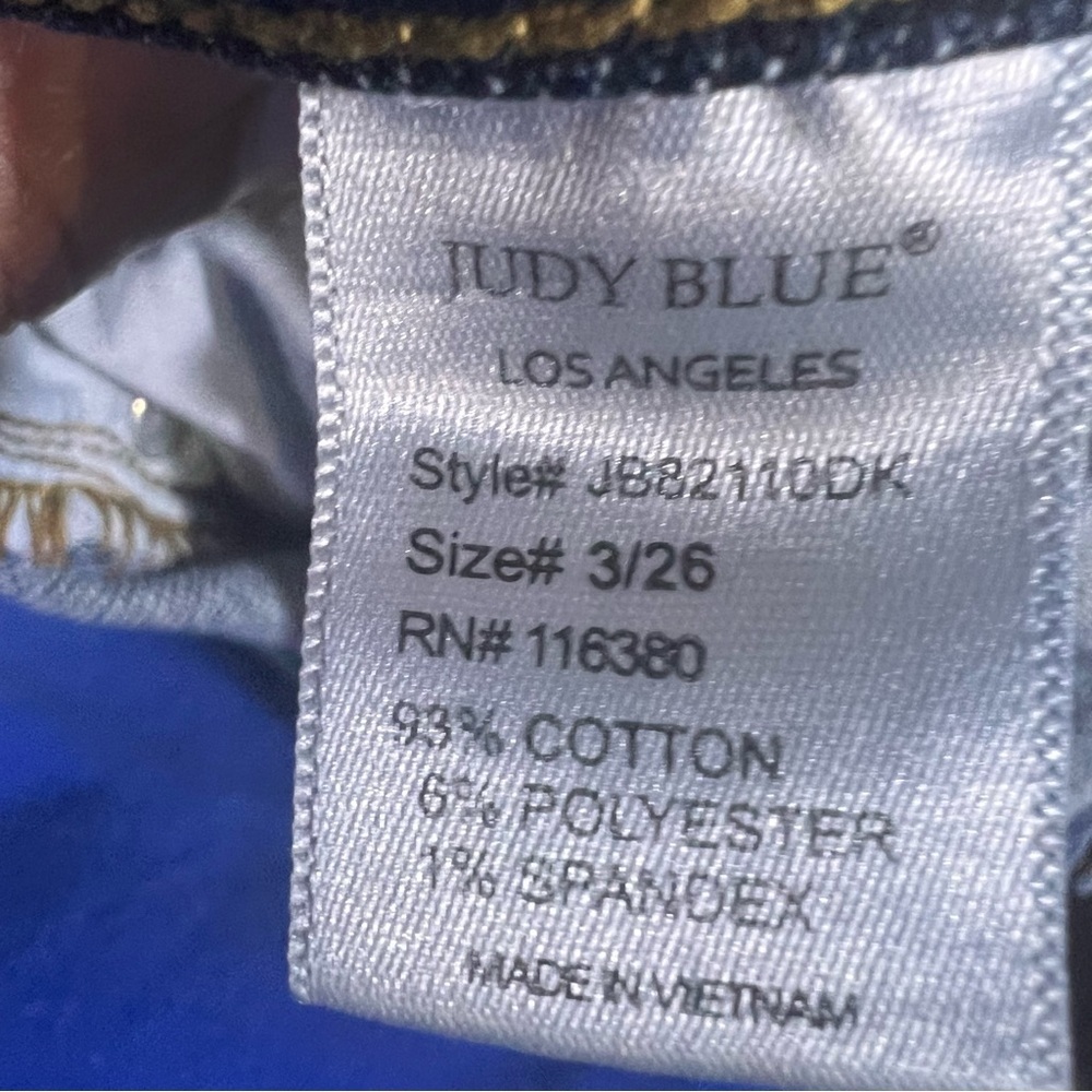 Judy Blue Skinny Jeans Size 3/26 - Picture 4 of 4
